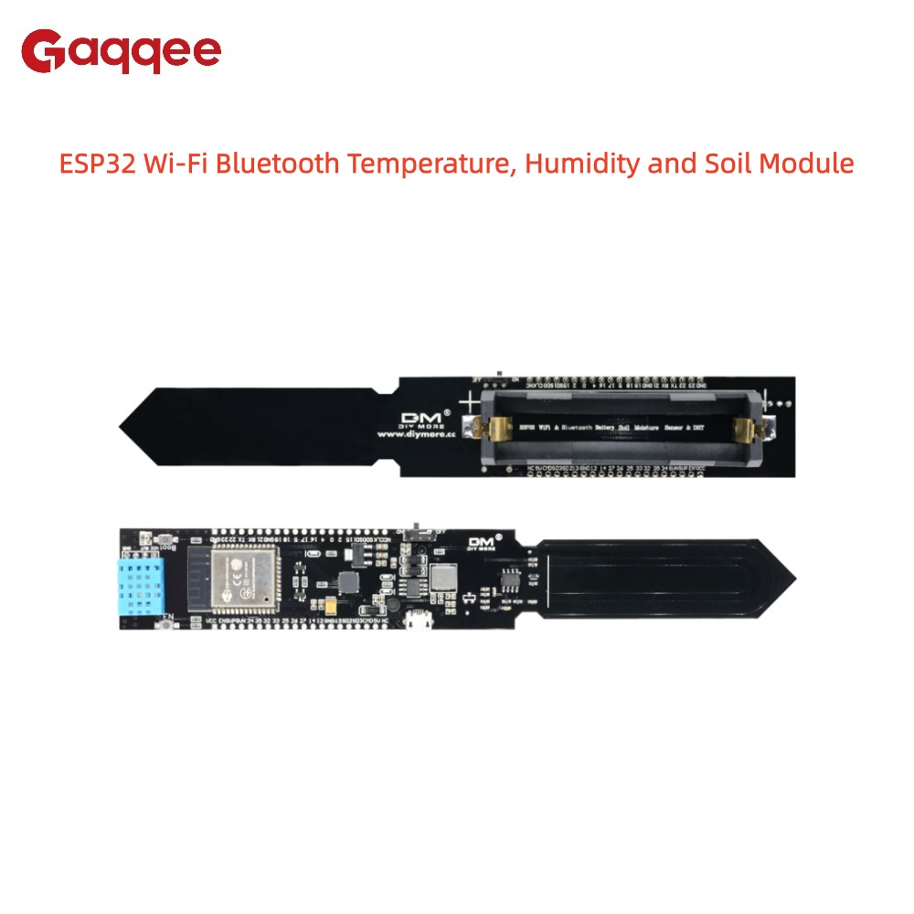 Esp32 Battery Holder Lipo - DHT11 temperatuur-, vochtigheids- en bodemmodule voor