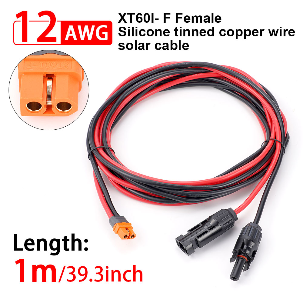 Ipex Connector - 1/2/3M Solar Connector naar XT60I-F Adapter