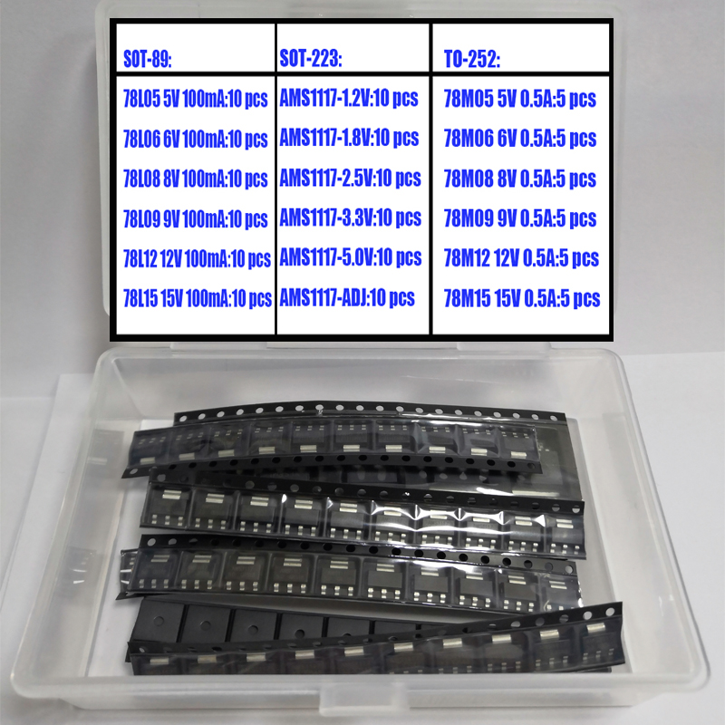 Ams1117 Module - Smd Voltage Regulator Assortiment SOT89 SOT223