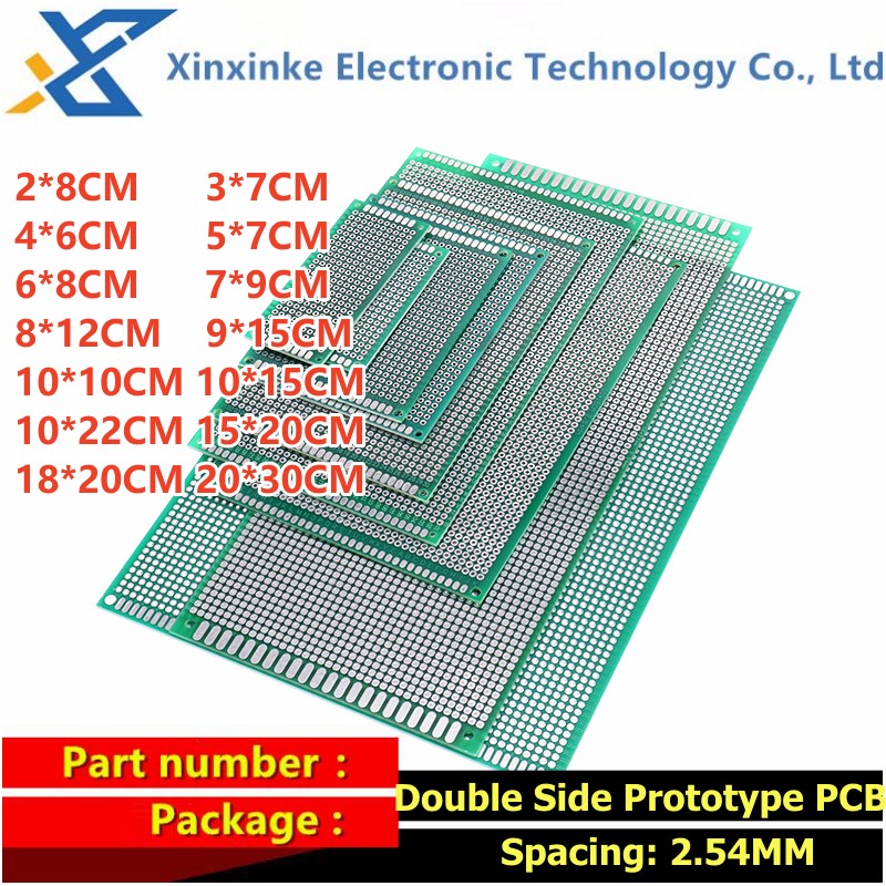 Pcb Prototyping Board - 5 STKS 2.54 MM 7*9 CM