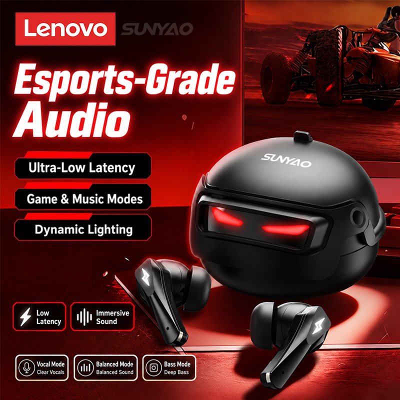 Usb C Cable - Lenovo GT101 gamingheadset, draadloos, Bluetooth 6.0,