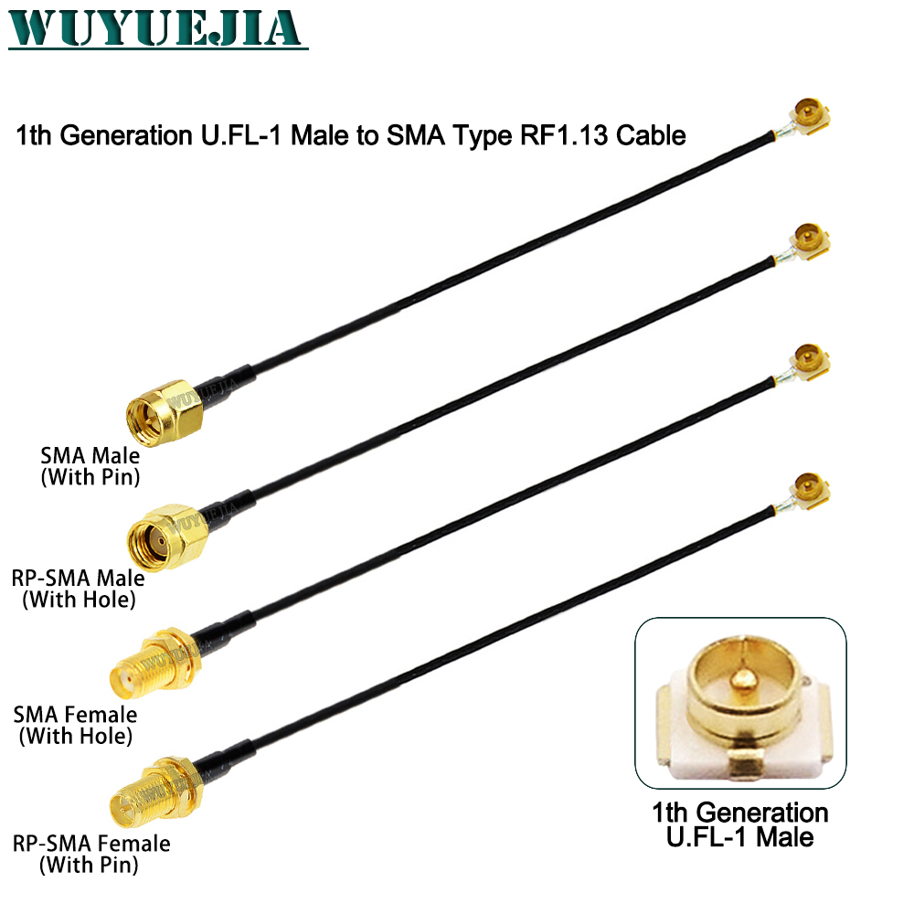 Ipex Connector - 2 stuks SMA naar U.F.L1 Lijn