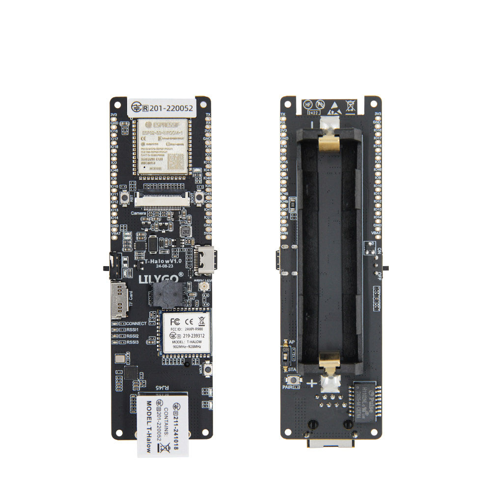 Esp32 Battery Holder Lipo - LILYGO T-Halow ESP32-S3 ontwikkelbord 875M/915M/920M met