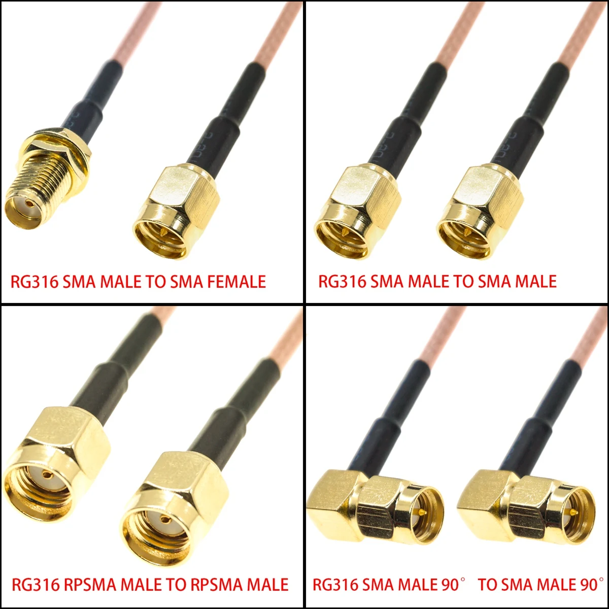 Ipex Connector - RG316 SMA Man Vrouw Naar SMA