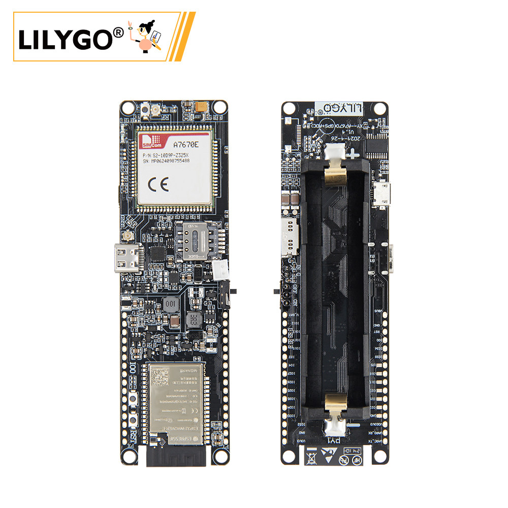 Esp32 Battery Holder Lipo - LILYGO T-A7670E ESP32 Module, ondersteunt WiFi