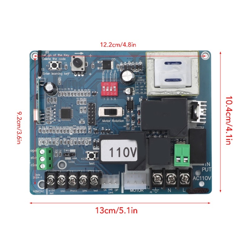 Proto Board - Afstandsbedienbare schuifdeur openingsmachine moederbord, universele elektrische