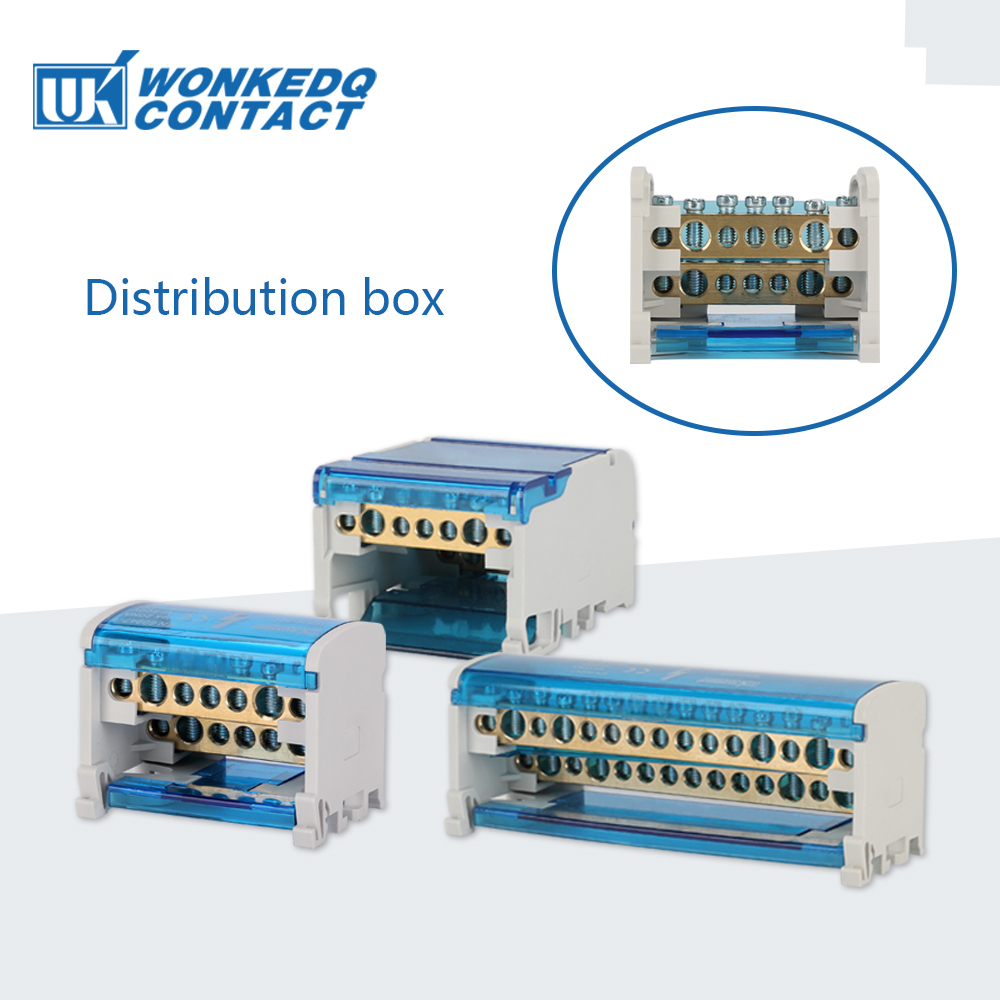 Screw Terminal Block - Din Rail Klemmenblok WKH-207/211/215/407/411/415 Modulaire Distributie