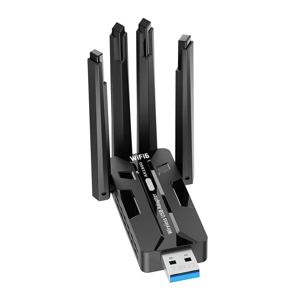 Antenna 2.4Ghz - WiFi 6 USB-adapter 1800 Mbps Dual