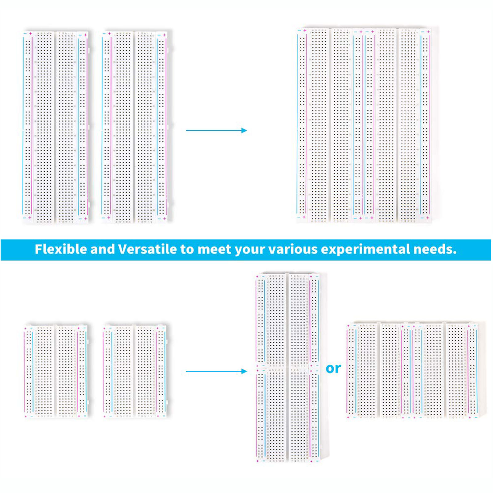 4 Stuks 400/830 Punten Broodpl - Breadboard 400 Point recensie en prijs