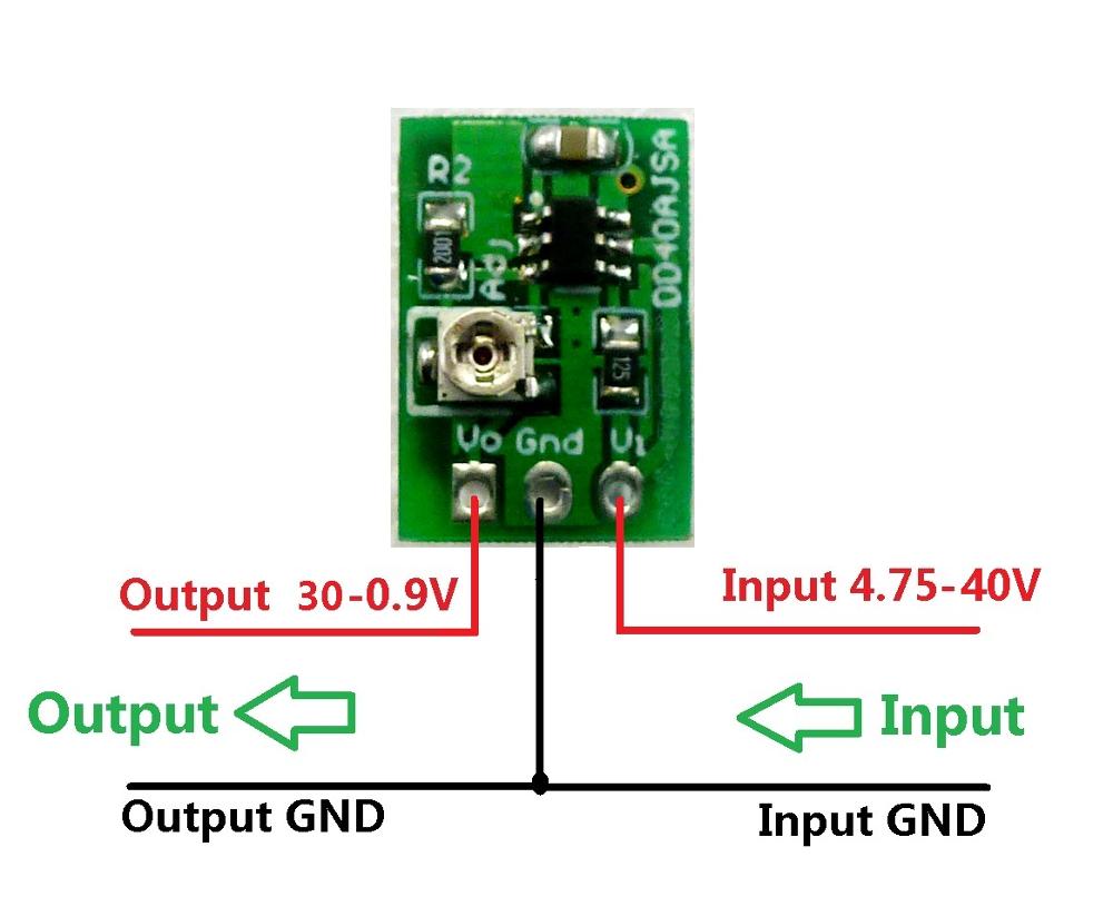 DD40AJSB 5W Mini DC Step-Down  - Ams1117 Module recensie en prijs