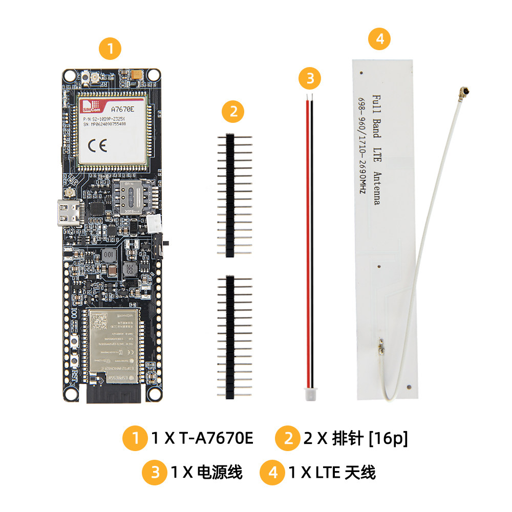 LILYGO T-A7670E ESP32 ontwikke - Esp32 Battery Holder Lipo recensie en prijs