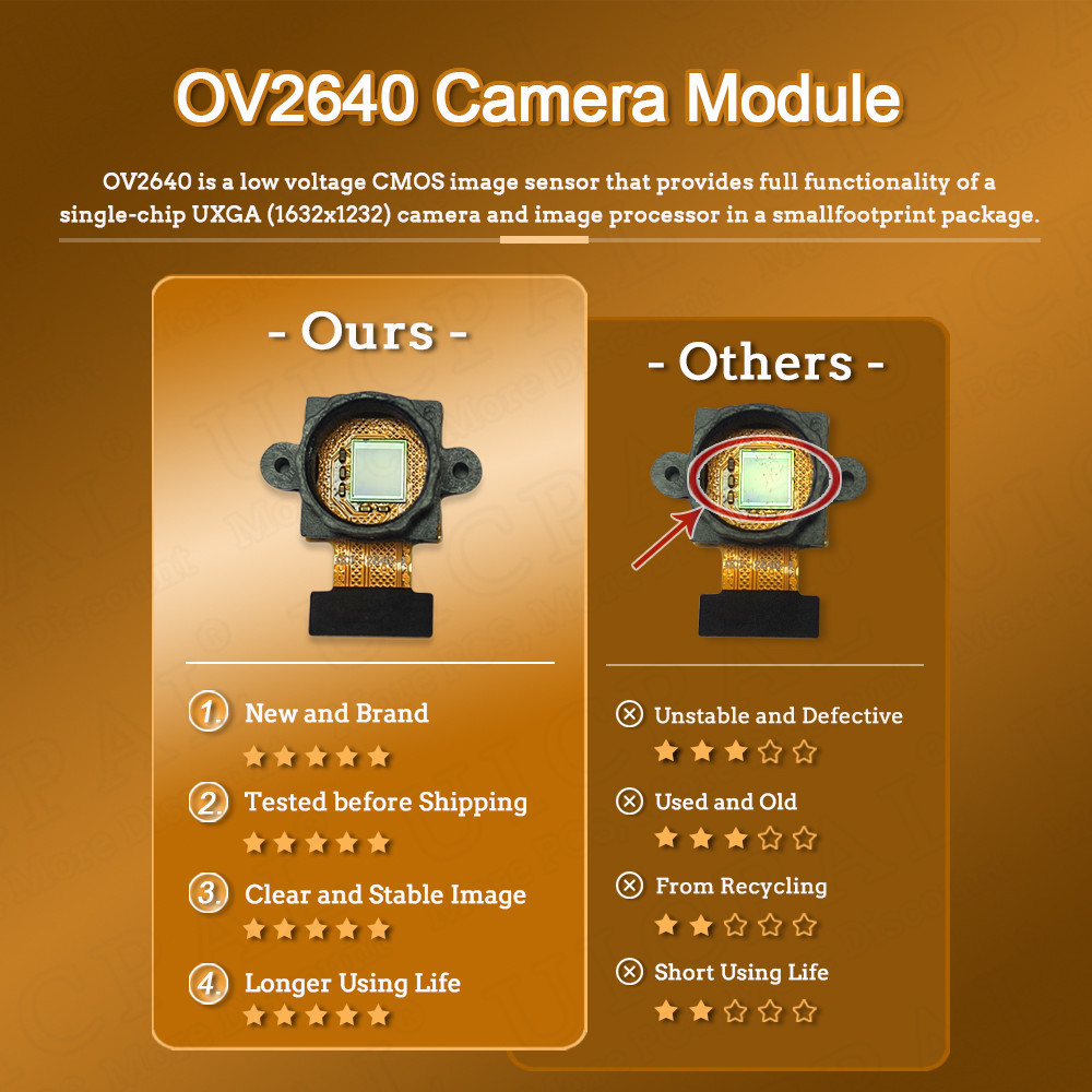 Nieuwe OV2640 cameramodule voo - Perfboard recensie en prijs
