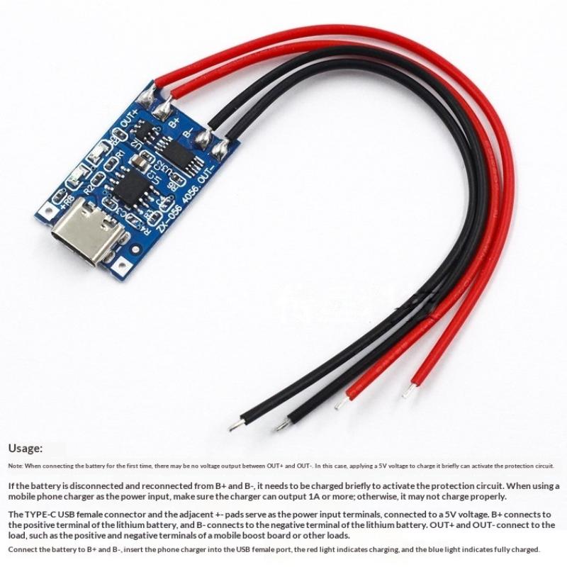 2 stuks 18650 TP4056 lithiumba - Tp4056 Module recensie en prijs