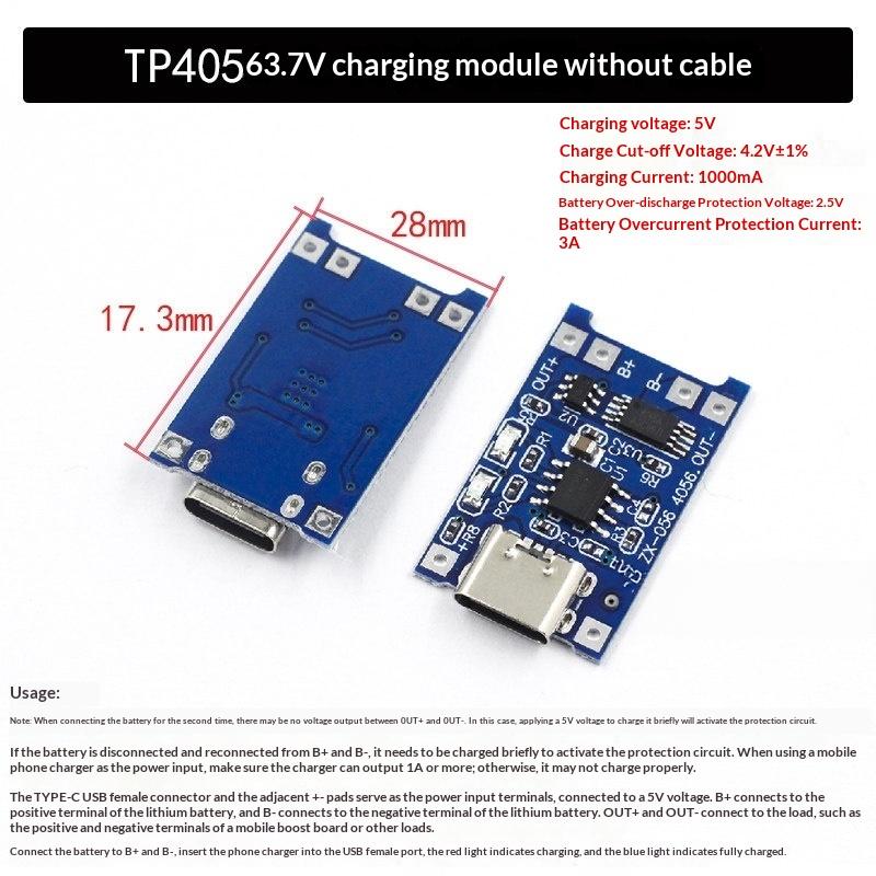 2 stuks 18650 TP4056 lithiumba - Tp4056 Module recensie en prijs