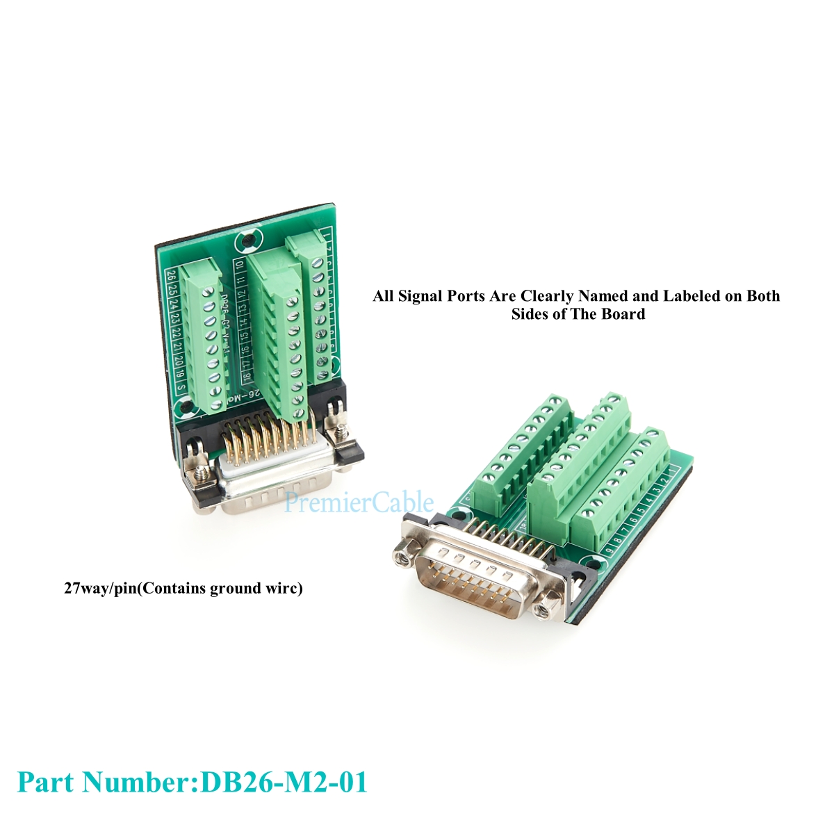 DB26 Male naar klemmenblok bew - Screw Terminal Block recensie en prijs