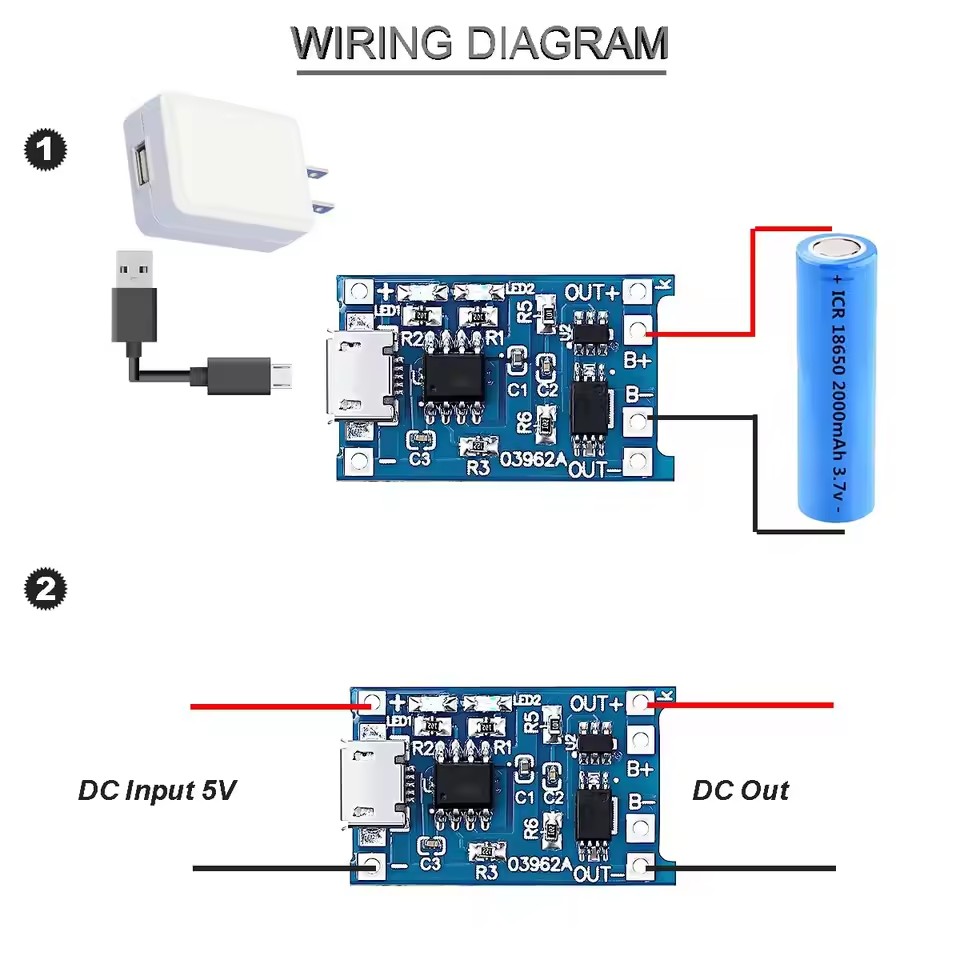 1-20 Stuks Type-C/Micro/Mini U - Li Ion Charger Module recensie en prijs