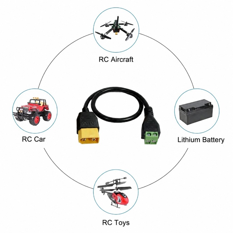 XT60 Connector Man/Vrouw naar  - Screw Terminal Block recensie en prijs