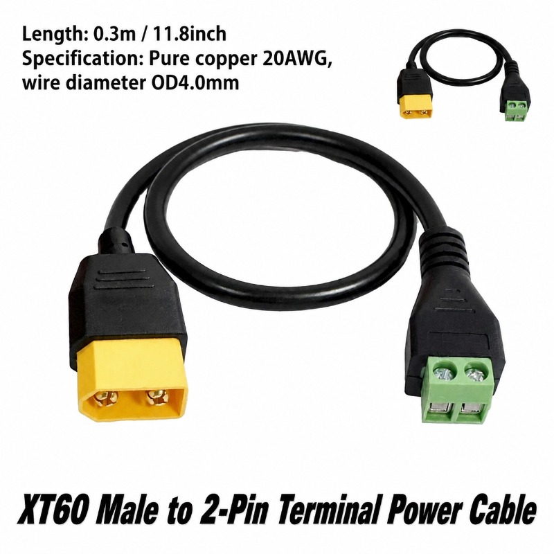XT60 Connector Man/Vrouw naar  - Screw Terminal Block recensie en prijs