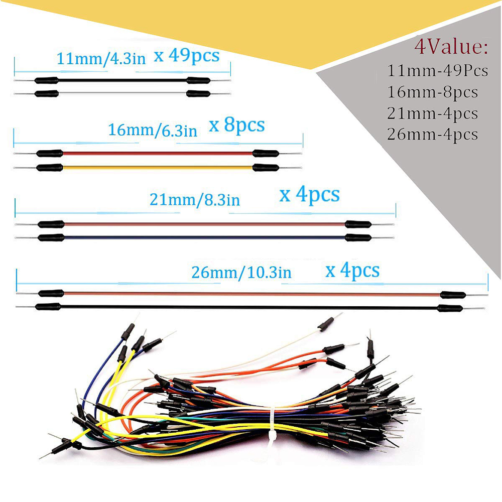 Broodplank Jumper Wire Kit met - Breadboard 400 Point recensie en prijs