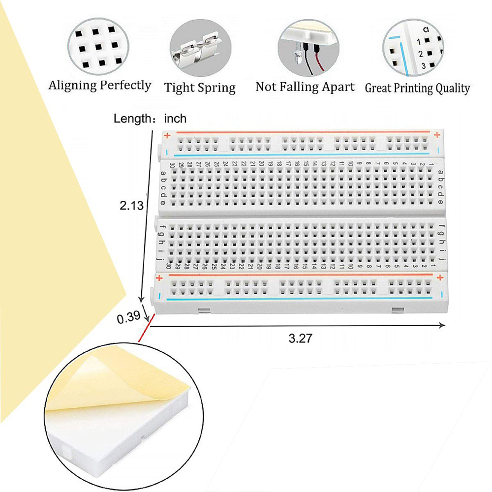 Broodplank Jumper Wire Kit met - Breadboard 400 Point recensie en prijs