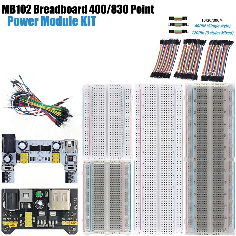 MB-102 MB102 Broodplank 400 83 - Breadboard 400 Point recensie en prijs